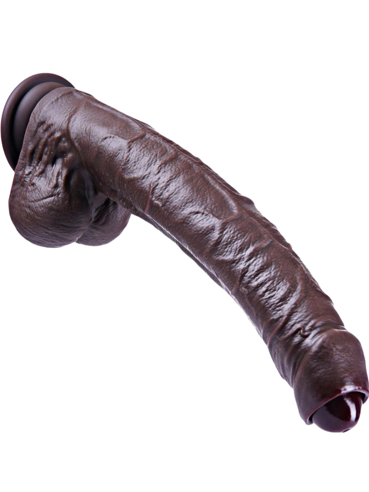 Lamar 10.4" x 1.7" Uncut Black Dildo