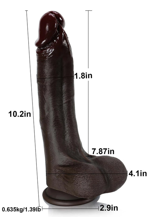 BBC Realistic Dildo Brison 10" x 1.8"