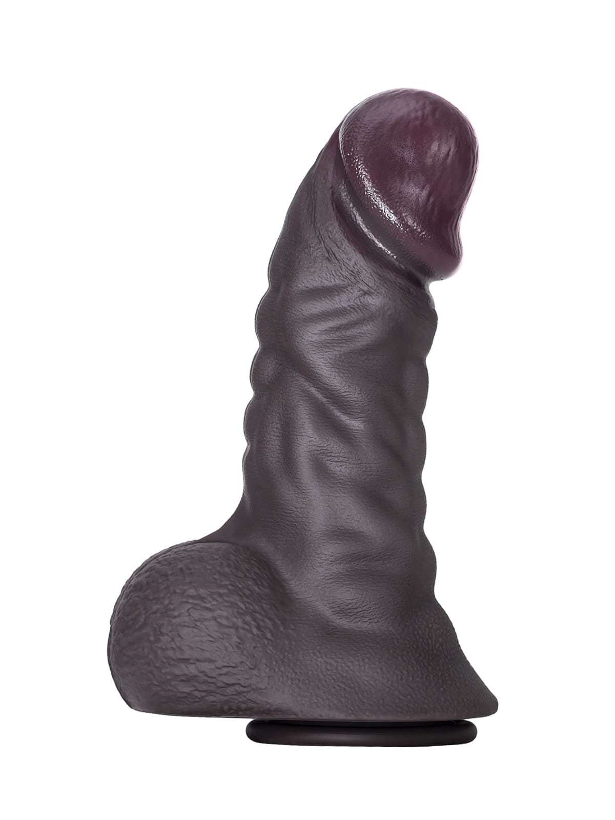 Black Dildo Silicone Darren 7.9" x 2.16" (Medium)