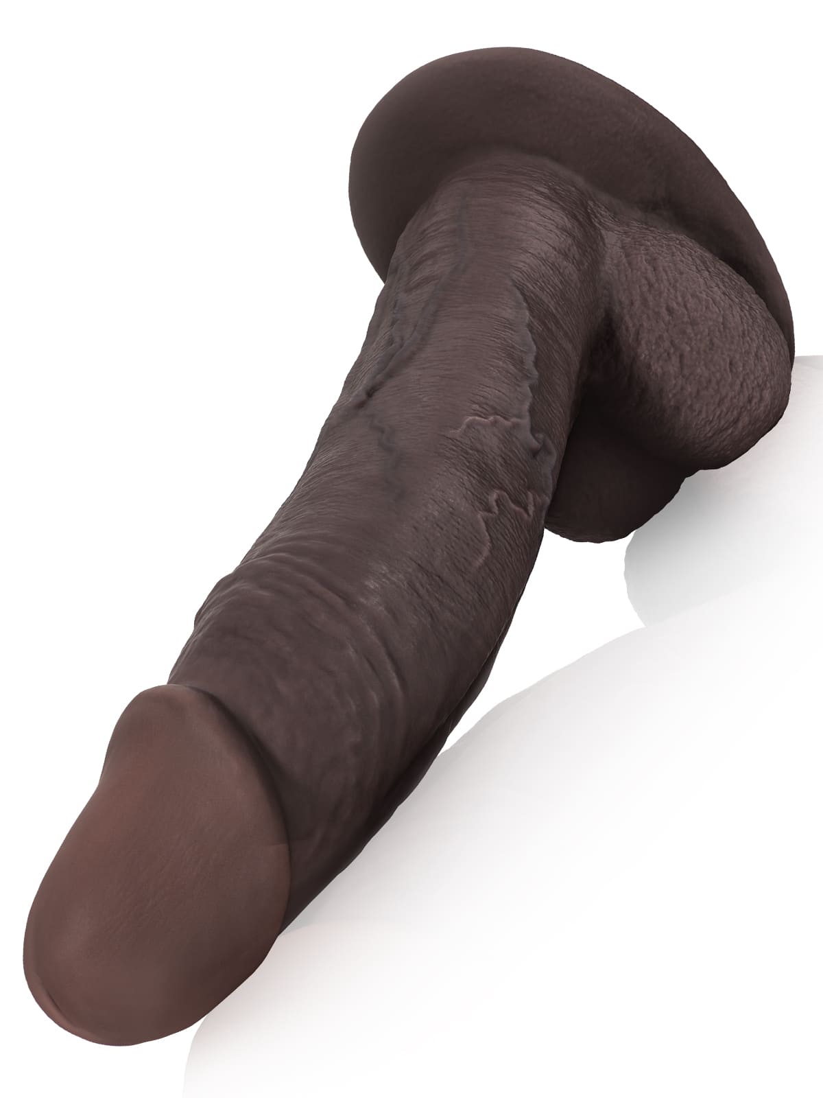 Big Black Suction Cup Dildo Deziel 12.59" x 2.83"