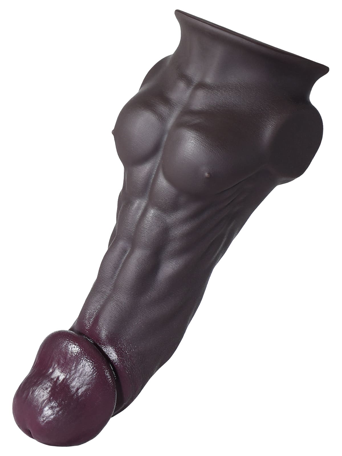 Black Dildo Silicone Hassan 11.02" x 2.55" (Large)