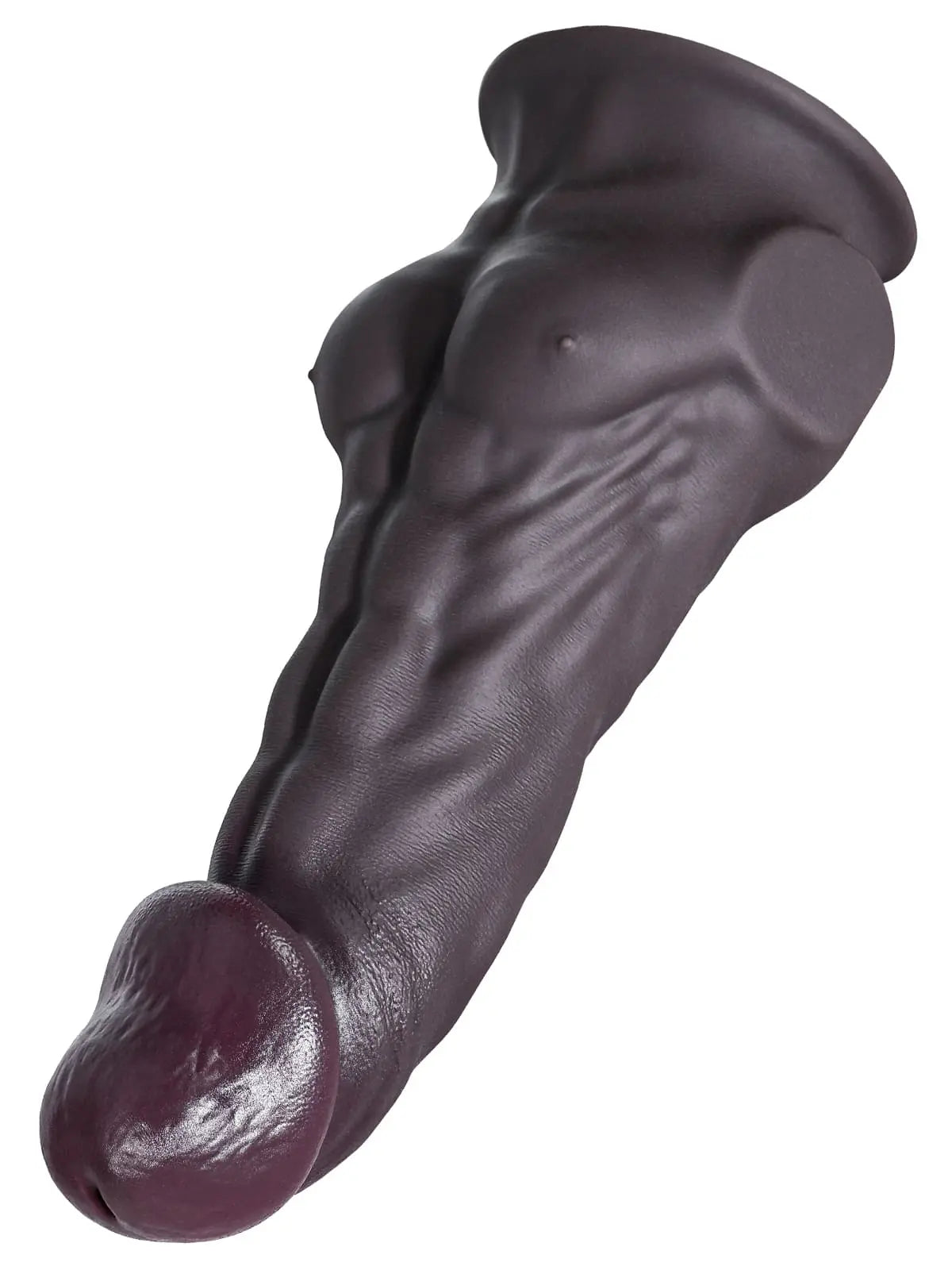 Black Dildo Silicone Hassan 11.02" x 2.55" (Large)