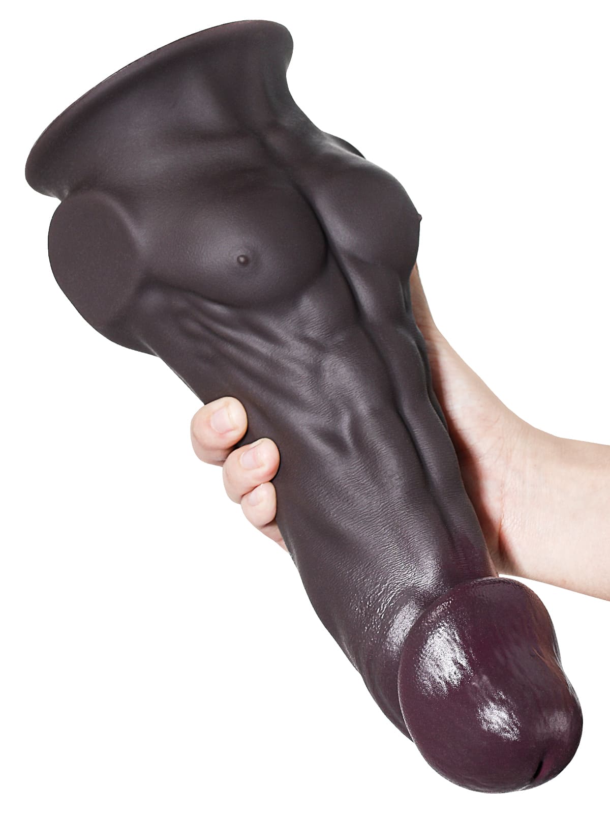 Black Dildo Silicone Hassan 11.02" x 2.55" (Large)