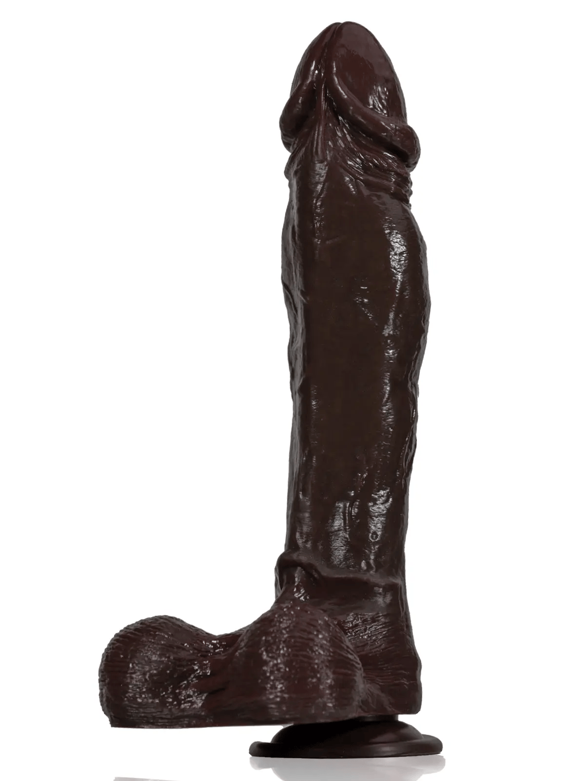 Big Black Thrusting Dildo Jordon 10.6" x 2.6"