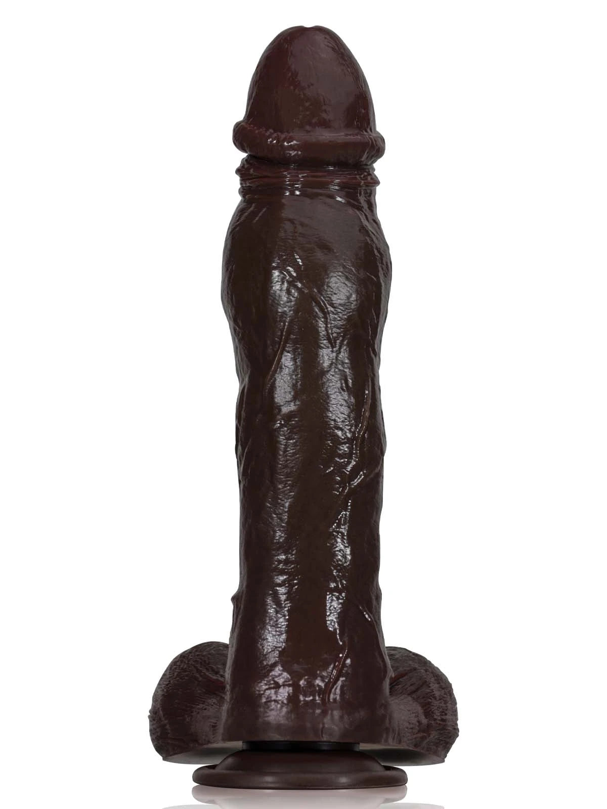 Big Black Thrusting Dildo Jordon 10.6" x 2.6"