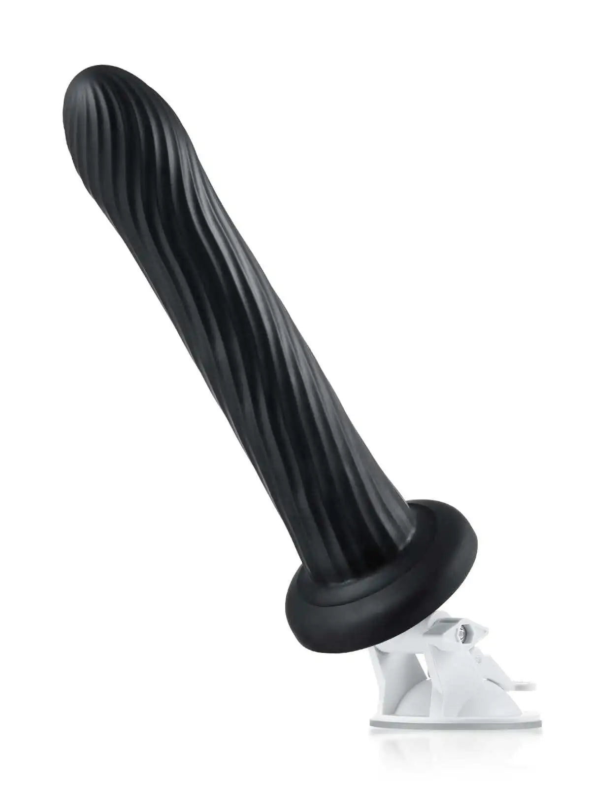 Kyree 9.3 x 8.6 Vibrating Dildo Black