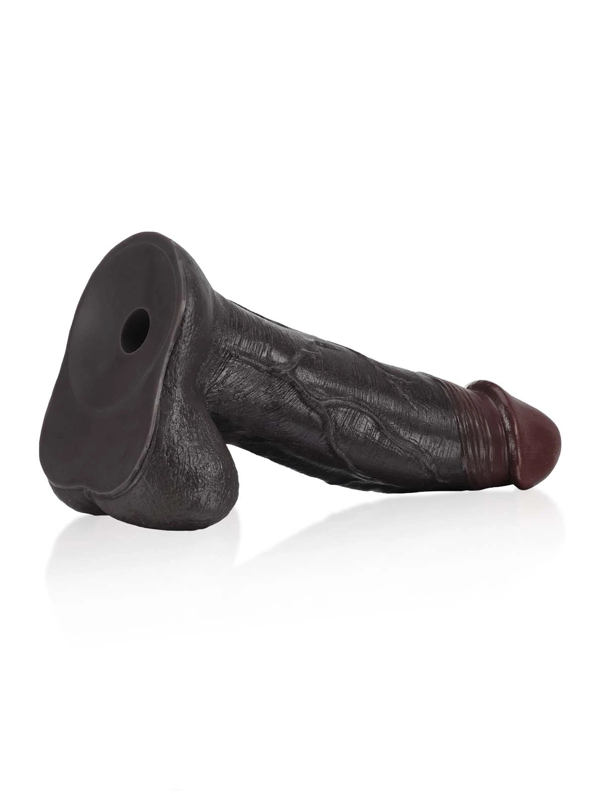 Marcellus 10.8 x 9 Sliding Skin Black Dildo