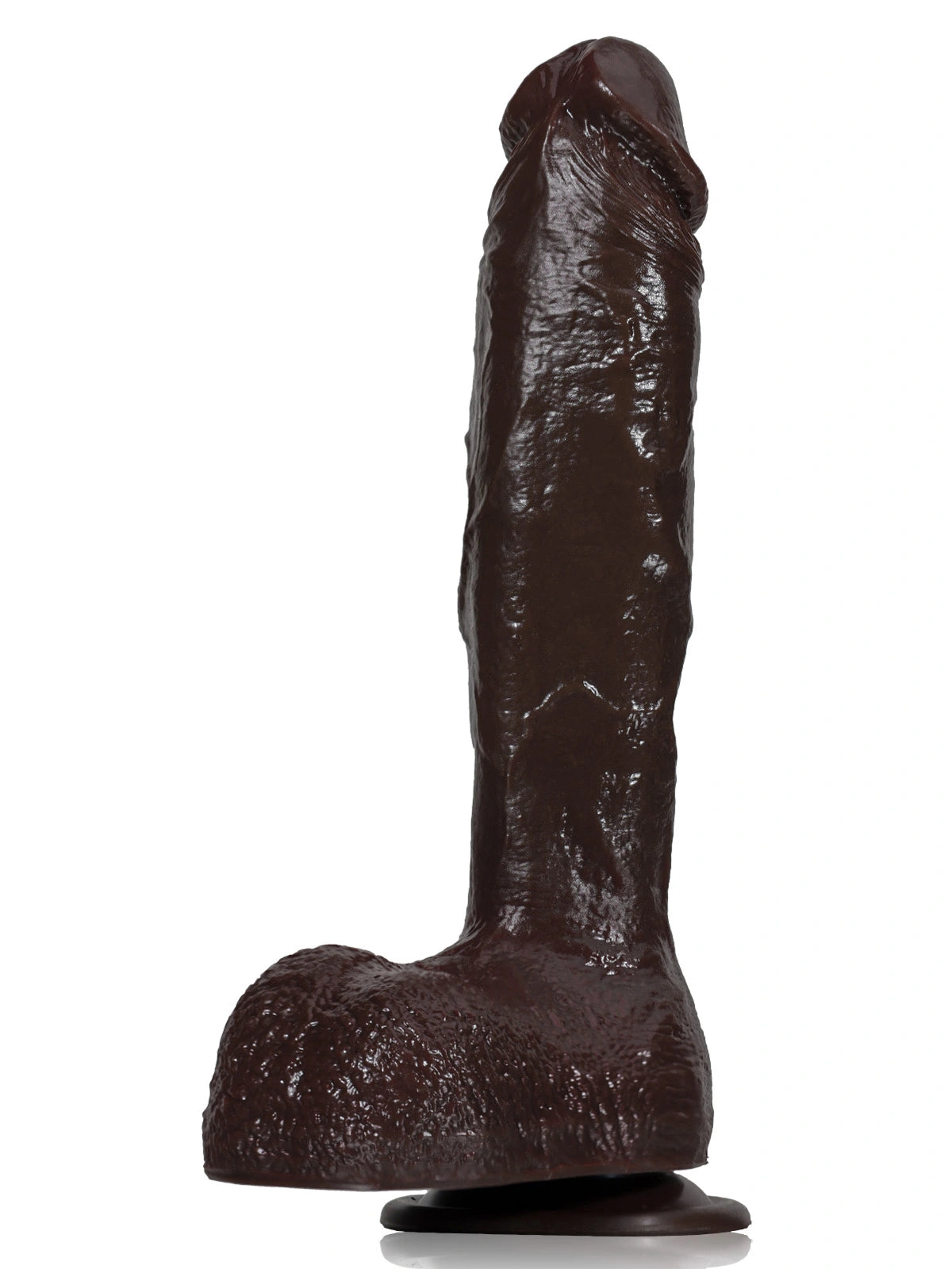 Thrusting Black Realistic Dildo Samson 9.8" x 1.7"