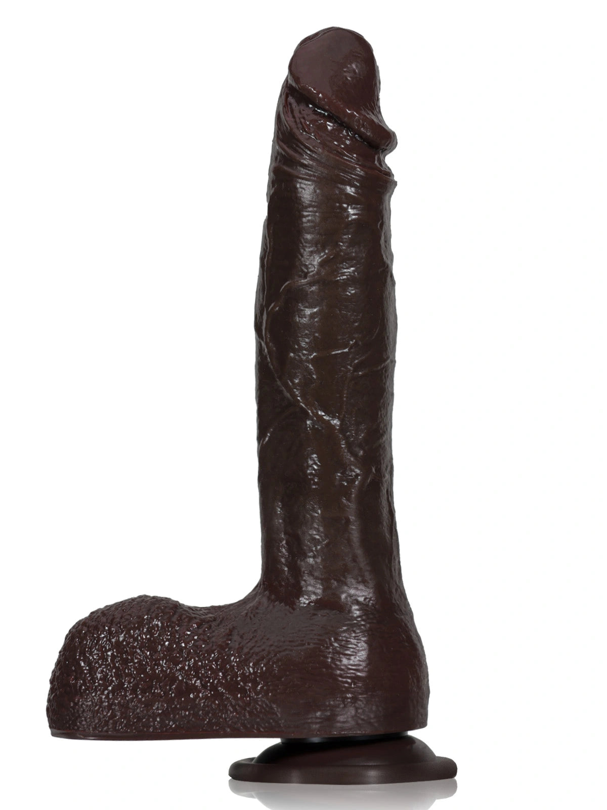 Thrusting Black Realistic Dildo Samson 9.8" x 1.7"