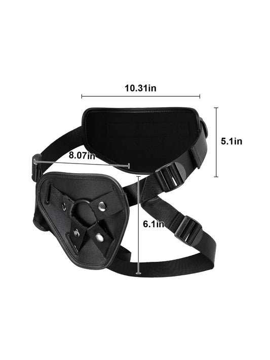 Strap On Dildo Harness With 3 Size O-Rings
