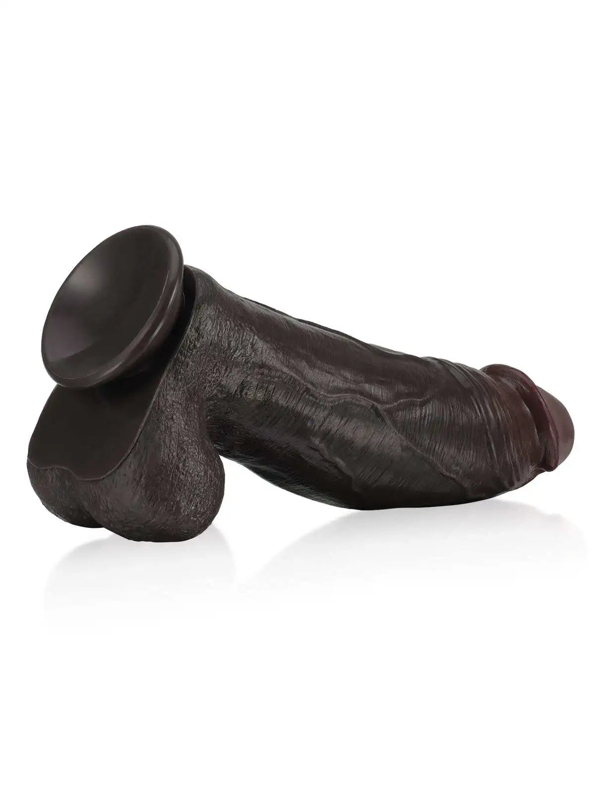 Tavon 11 x 9 Big Thick Black Dildo