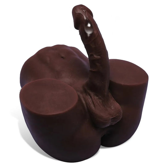 11lb Unisex Lifelike Black Male Sex Doll with Giant Dildo BlackDildo 11lb Unisex Lifelike Black Male Sex Doll with Giant Dildo BlackDildo