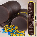 Kyle 8 lb Realistic Black Dildo Torso with 7.8" Dildo