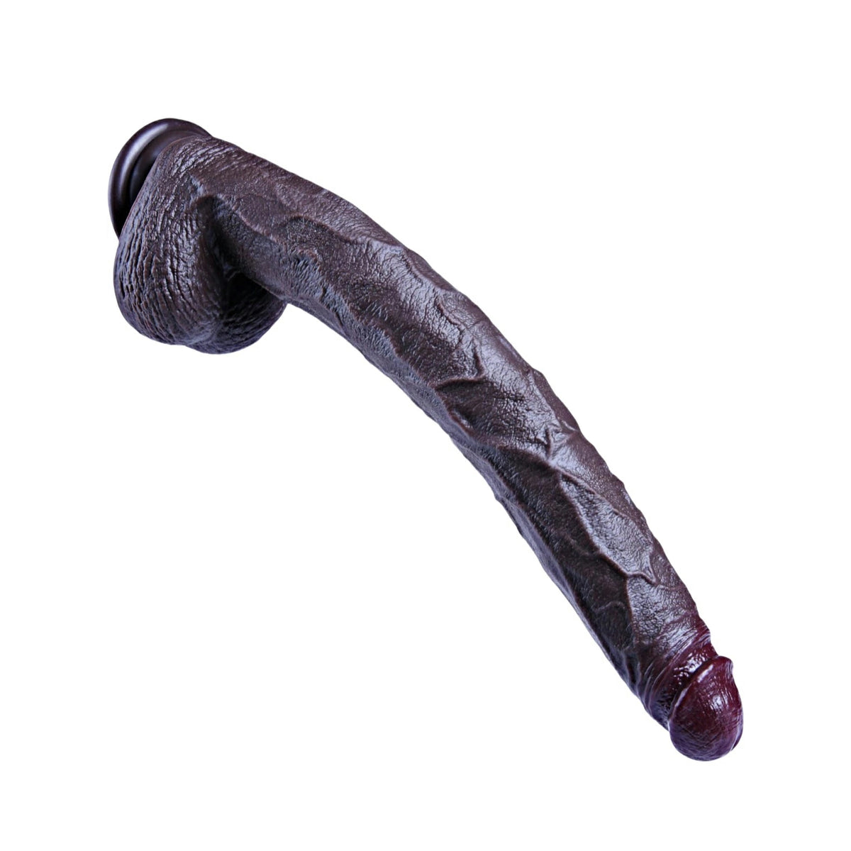 Andre 16.5" x 1.9" Extra-Long Black Dildo for Expert Players
