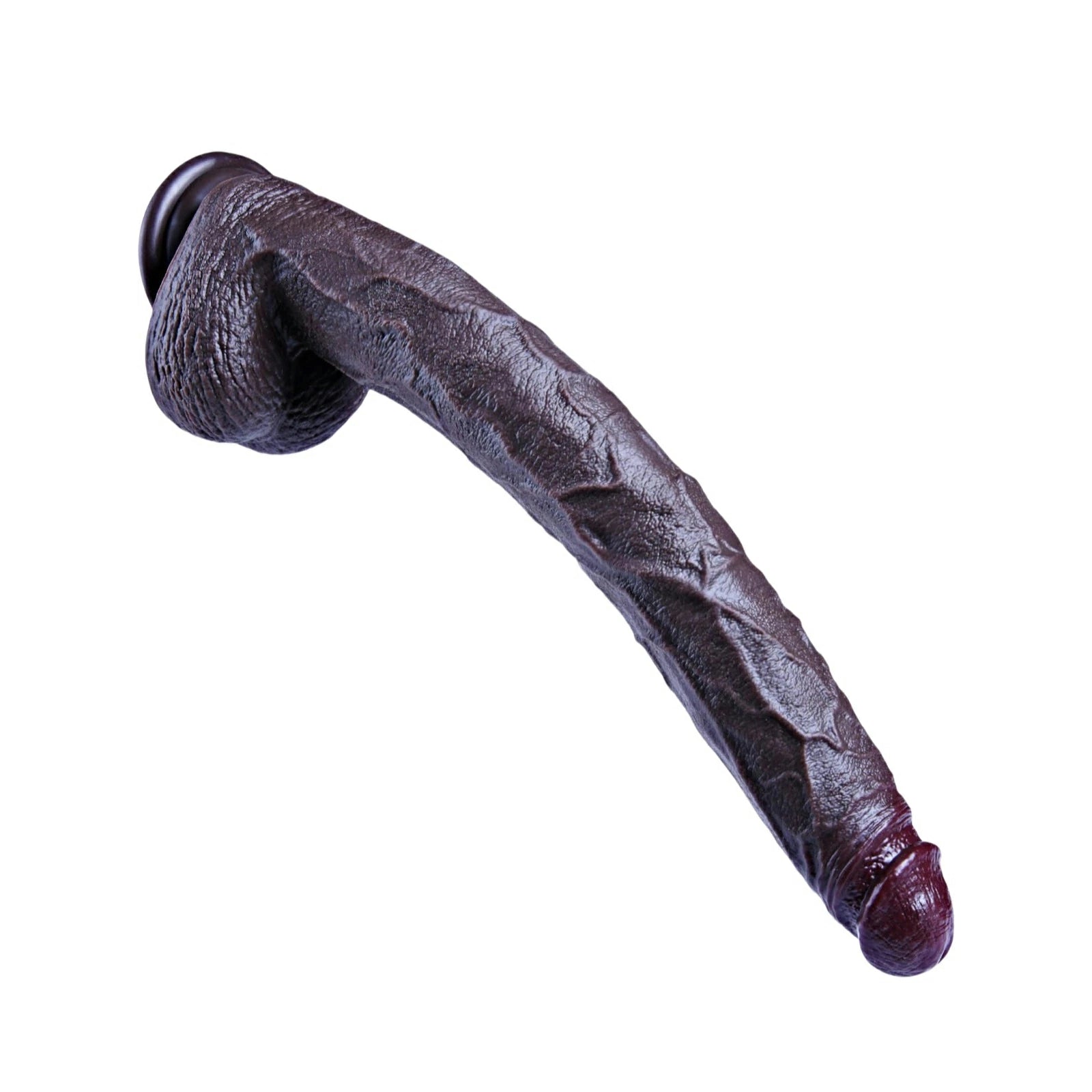 Andre 16.5" x 1.9" Extra-Long Black Dildo for Expert Players