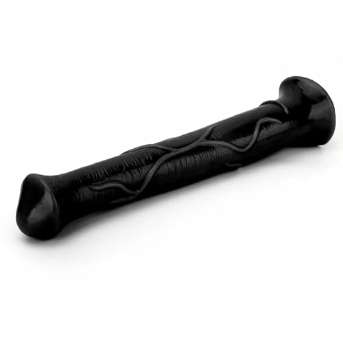 Atlas 15.7" x 2.5" Realistic Horse Dildo XXXL Long Black with Suction Base