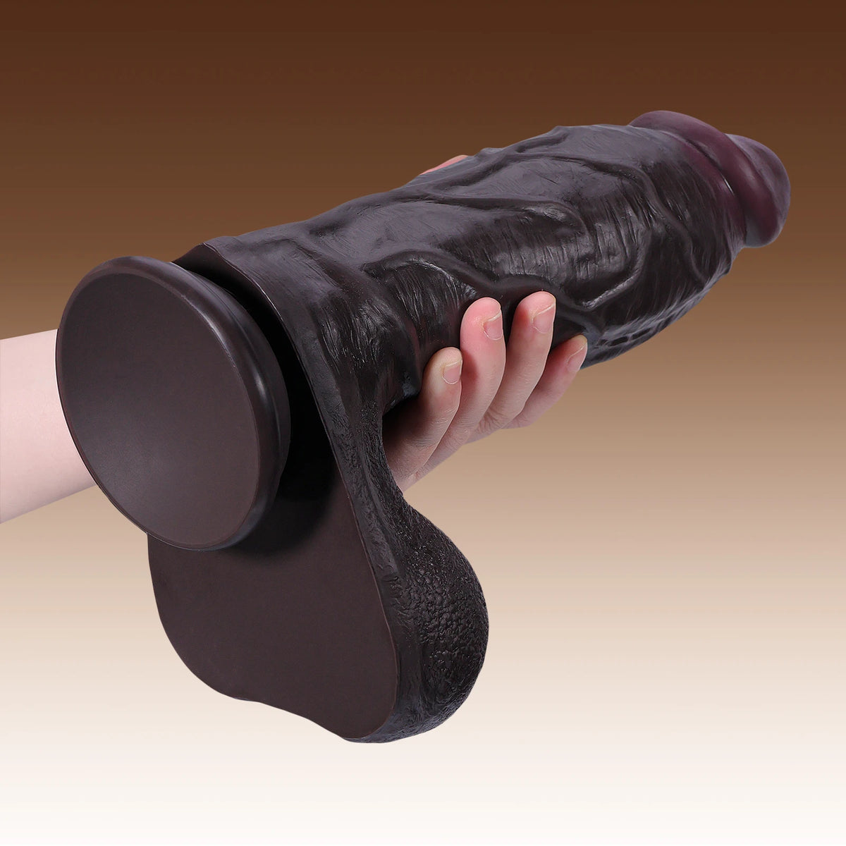 Austin 11" x 3.3" Extra-Thick Realistic BBC Dildo with Progressive Body