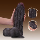 Austin 11" x 3.3" Extra-Thick Realistic BBC Dildo with Progressive Body