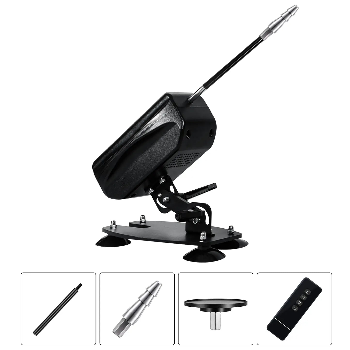 Compact Thrusting Sex Machine with Vac-U-Lock & Suction Base