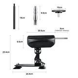 Compact Thrusting Sex Machine with Vac-U-Lock & Suction Base
