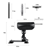 Compact Thrusting Sex Machine with Vac-U-Lock & Suction Base