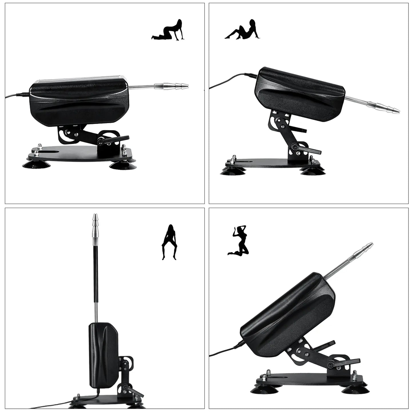 Compact Thrusting Sex Machine with Vac-U-Lock & Suction Base