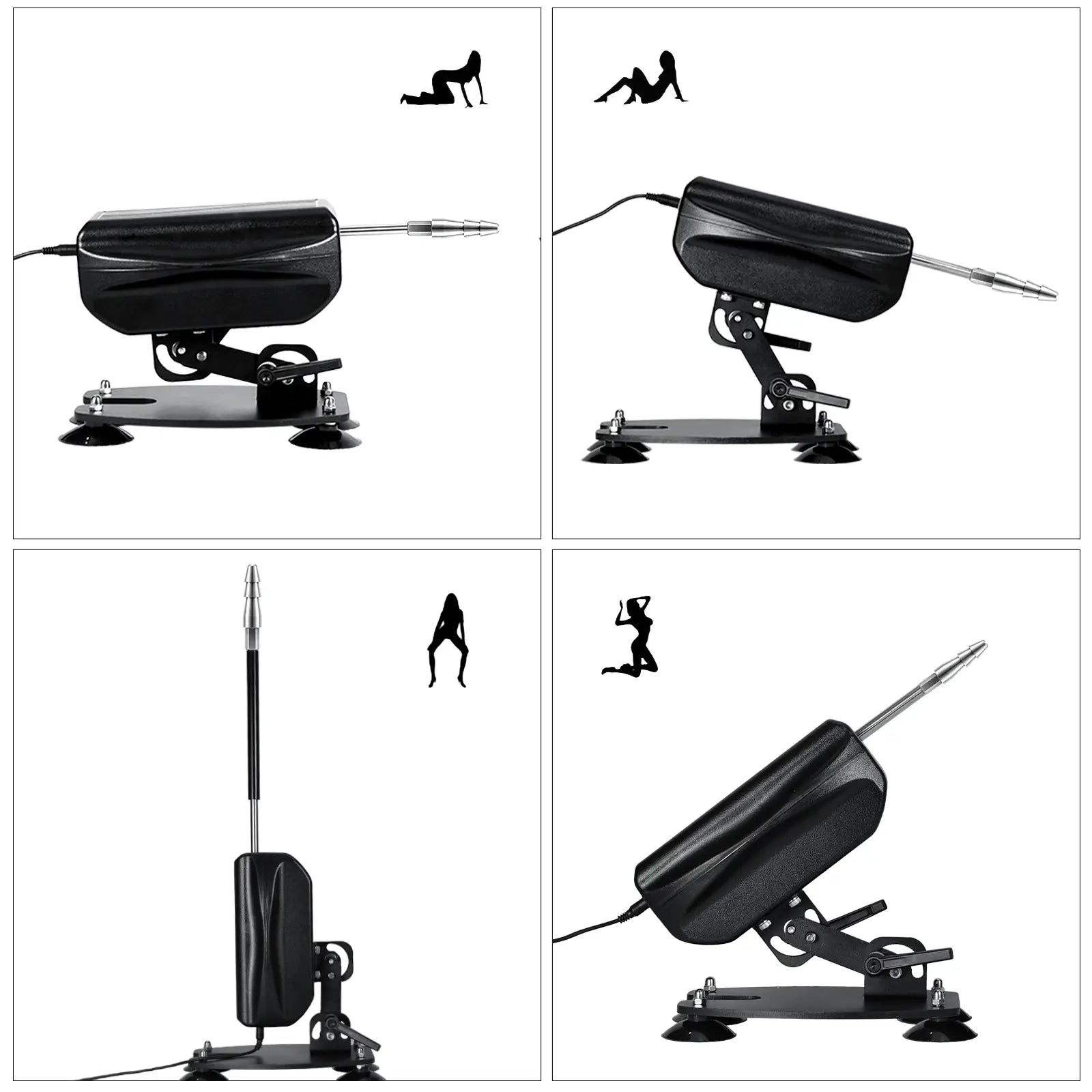Compact Thrusting Sex Machine with Vac-U-Lock & Suction Base