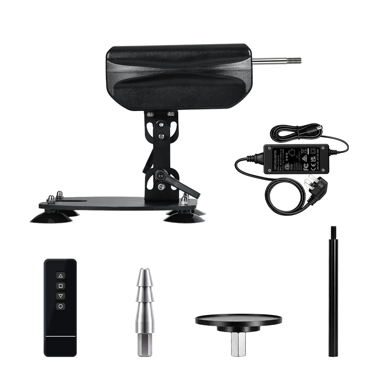 Compact Thrusting Sex Machine with Vac-U-Lock & Suction Base