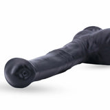 Cyprian 12.5" x 2.4" Huge Flexible Silicone Black Horse Dildo