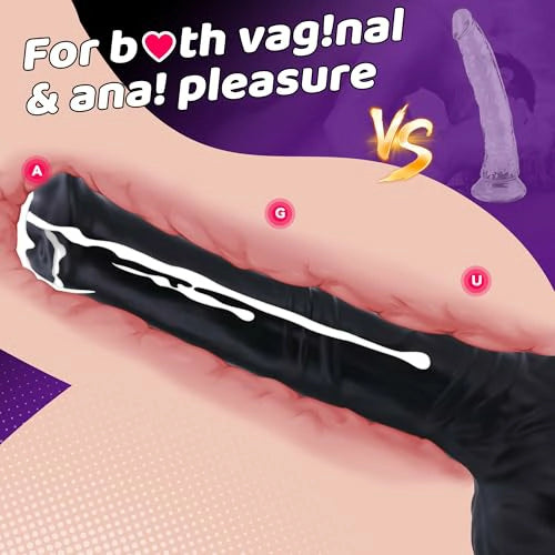 Cyprian 12.5" x 2.4" Huge Flexible Silicone Black Horse Dildo
