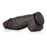 Damon 11" x 3.1" Thick Black Dildo for Intense Stretching