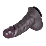 Darren 8" x 2.2" Thick Black Dildo with Powerful Appearance