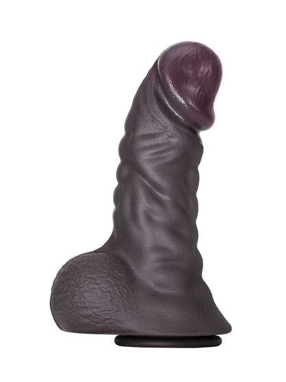 Black Dildo Silicone Darren 7.9" x 2.16" （Medium)