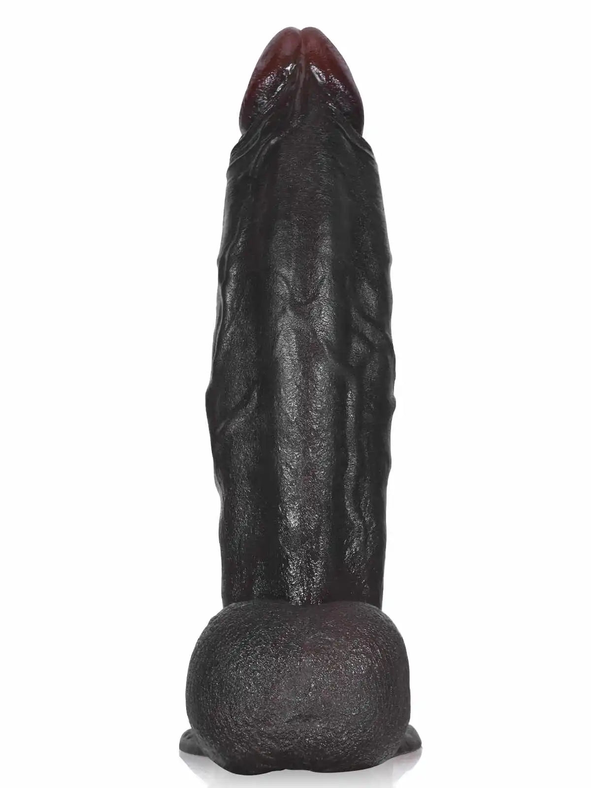 Deku 10.2” x 2.8” Extra-Thick Dildo with Swinging Balls and Suction U-Lock