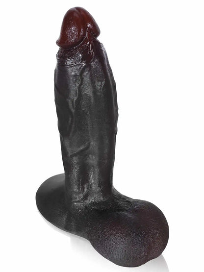 Deku 10.2” x 2.8” Extra-Thick Dildo with Swinging Balls and Suction U-Lock