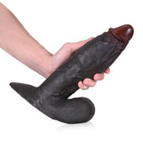 Deku 10" x 2.8" Thick Black Dildo Gift Set with Vac-U-Lock Connector