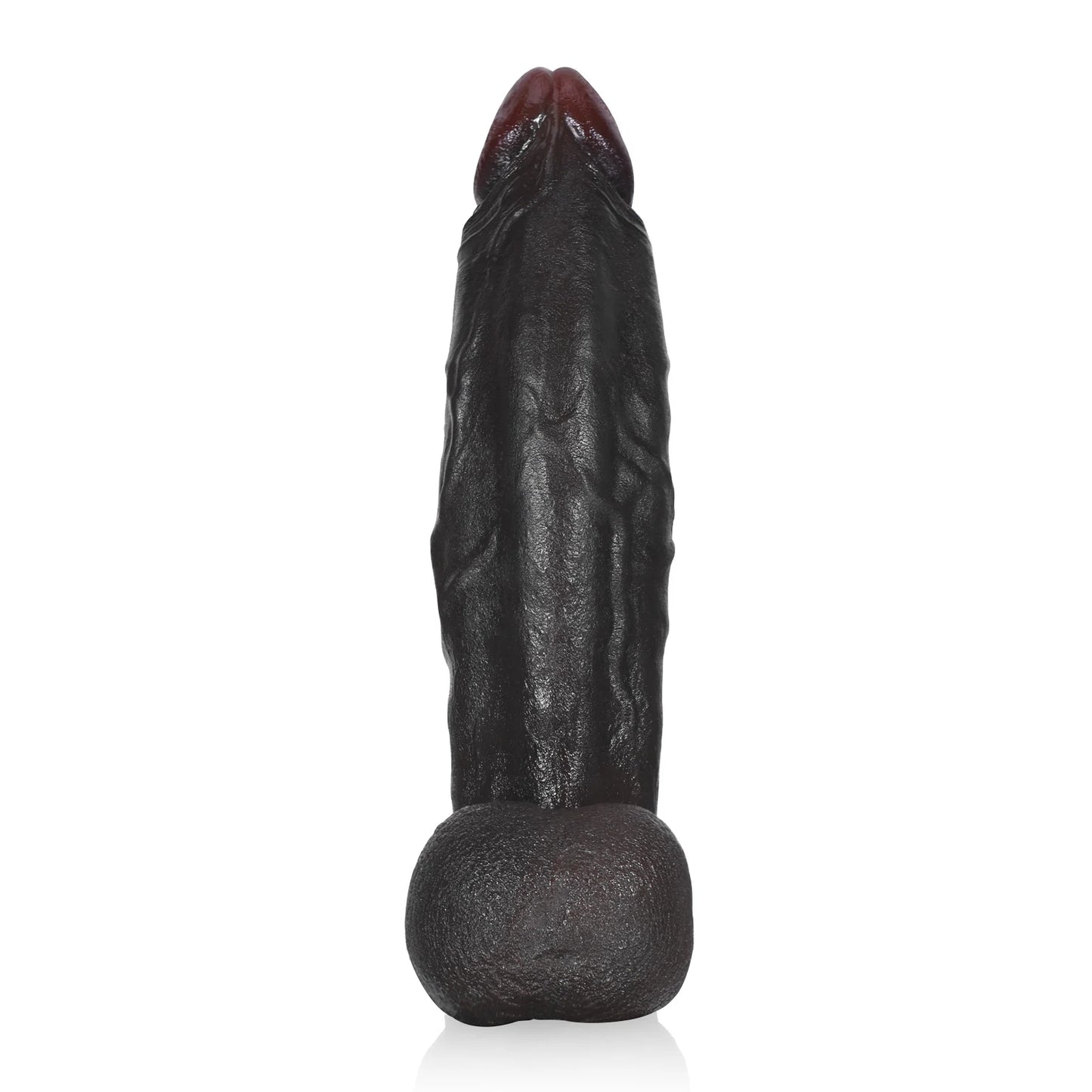 Deku 10" x 2.8" Thick Black Dildo Gift Set with Vac-U-Lock Connector
