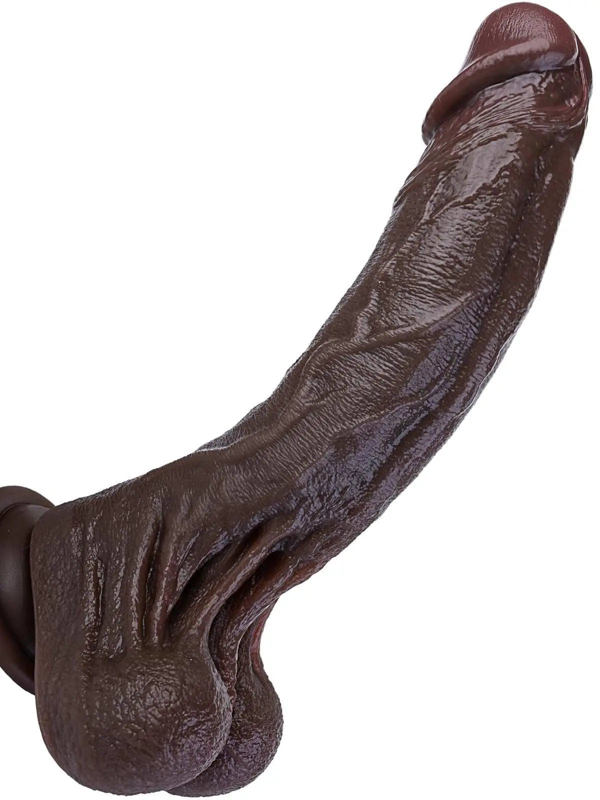 Dennis 9" x 1.6" Black Thrusting Dildo with 3 Thrusting & 7 Vibration Modes