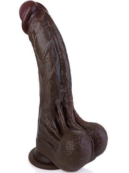Dennis 9 x 1.59 Smooth Soft Realistic BBC Dildo