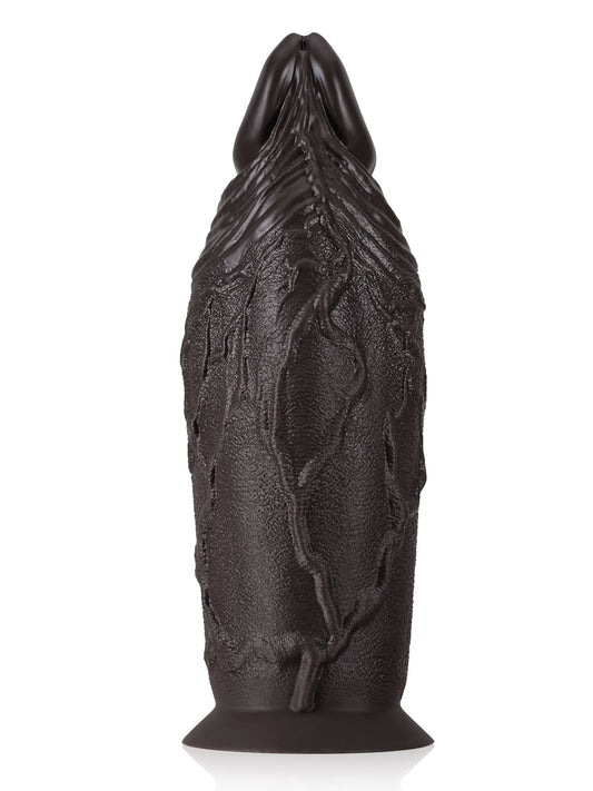 Derick 14.76" x 4.72" Big Fat Black Dildo
