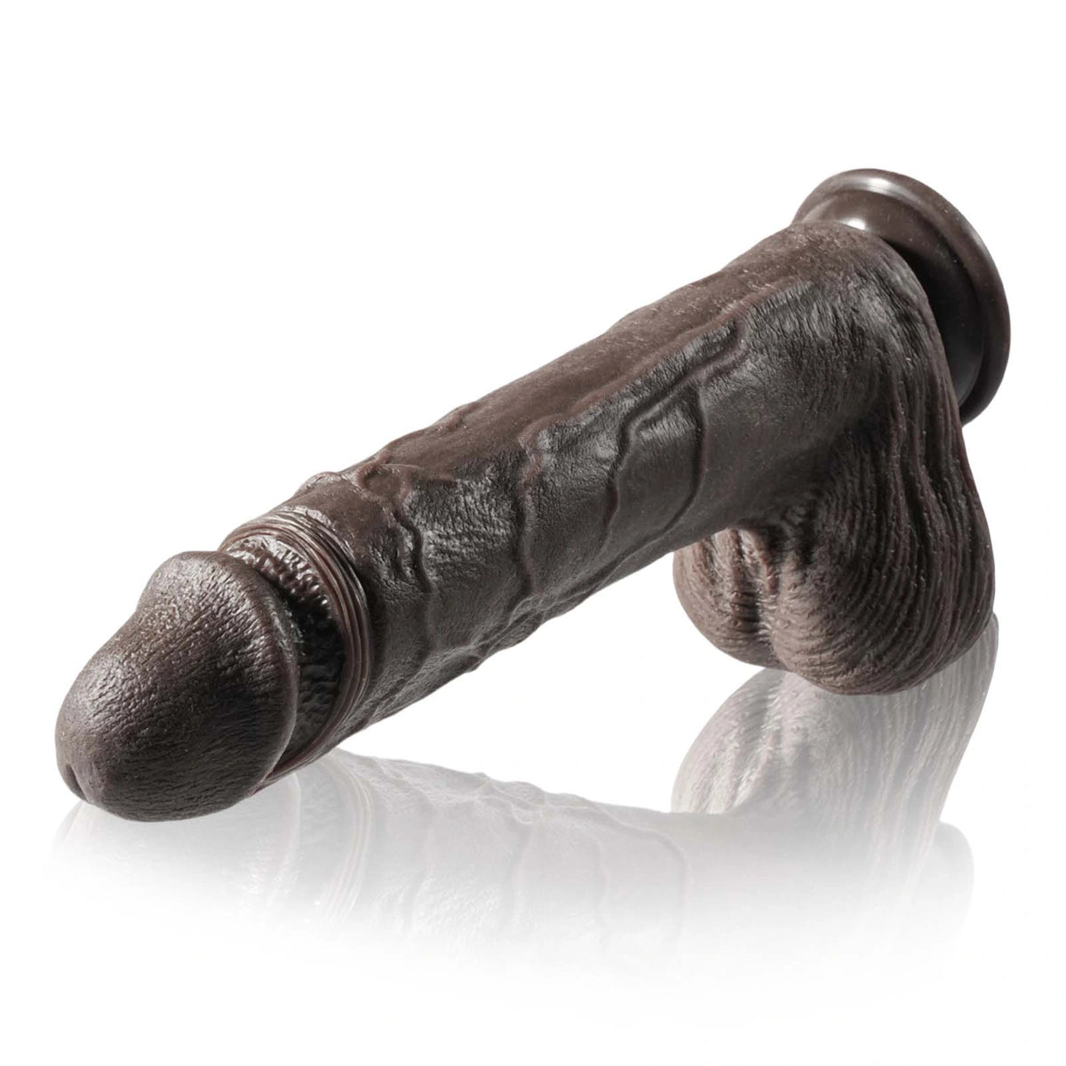 Didier 10.4" x 2" Quiet Black Thrusting Dildo with 7 Thrust & 3 Vibration Modes