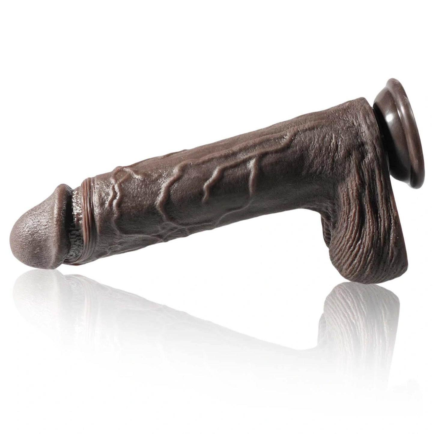 Didier 10.4" x 2" Quiet Black Thrusting Dildo with 7 Thrust & 3 Vibration Modes