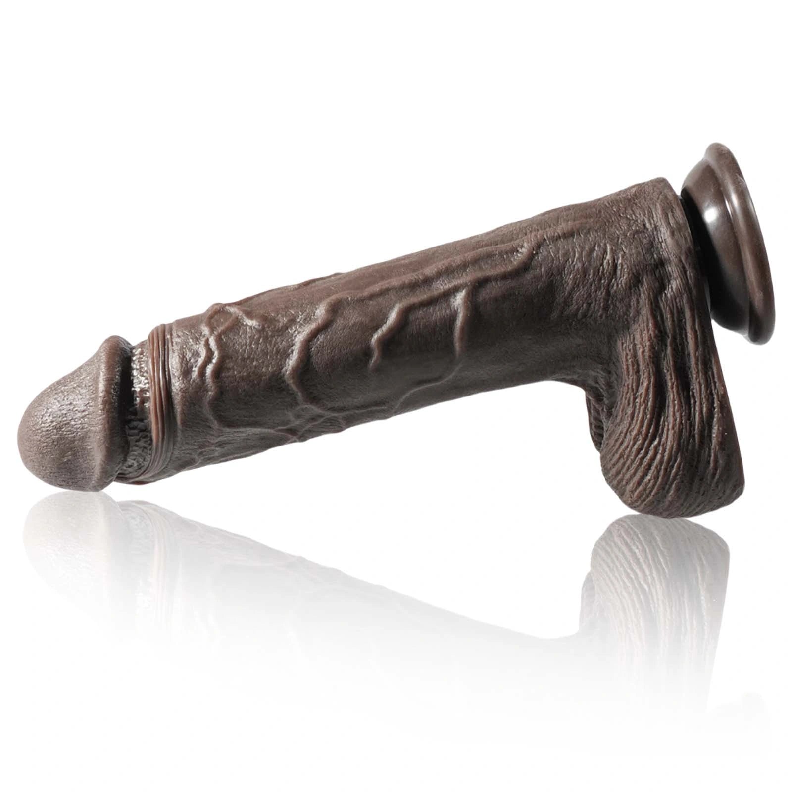 Didier 10.4" x 2" Quiet Black Thrusting Dildo with 7 Thrust & 3 Vibration Modes