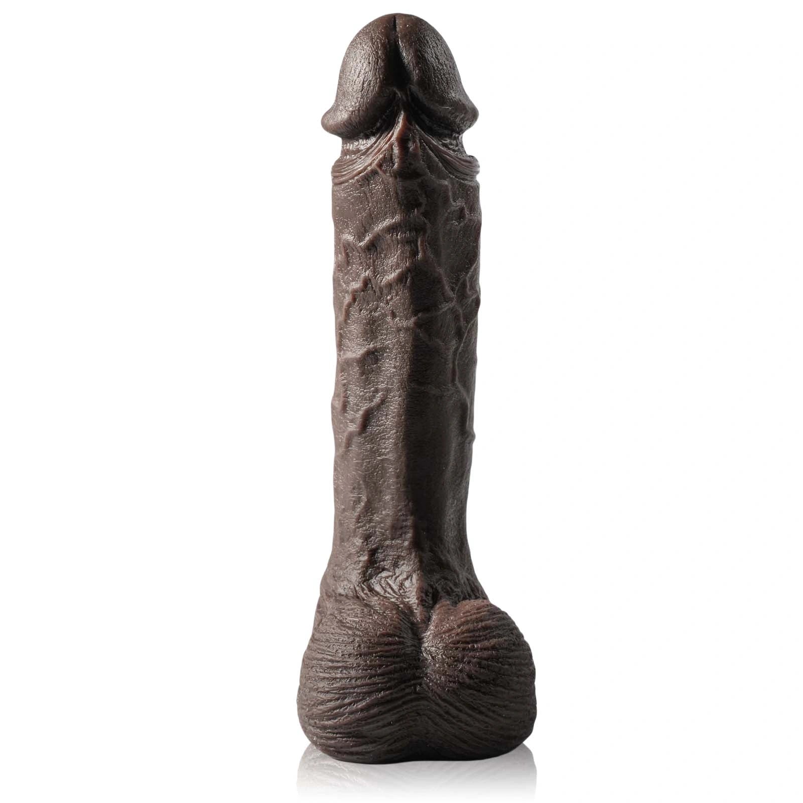 Didier 10.4" x 2" Quiet Black Thrusting Dildo with 7 Thrust & 3 Vibration Modes