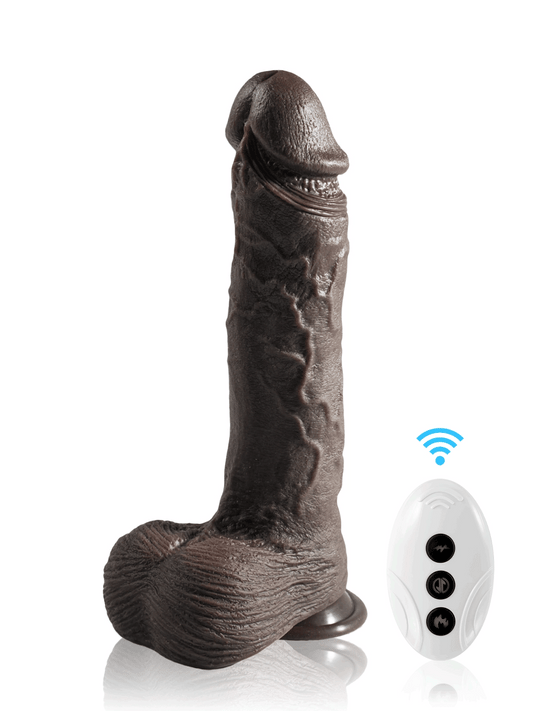 Didier 10.4" x 2" Realistic Silent Thrusting Dildo with 7 Thrust & 3 Vibration Modes