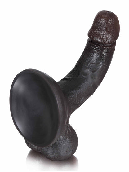 Drnay 8.3” x 1.9” Thick Black Realistic Dildo with Large Balls