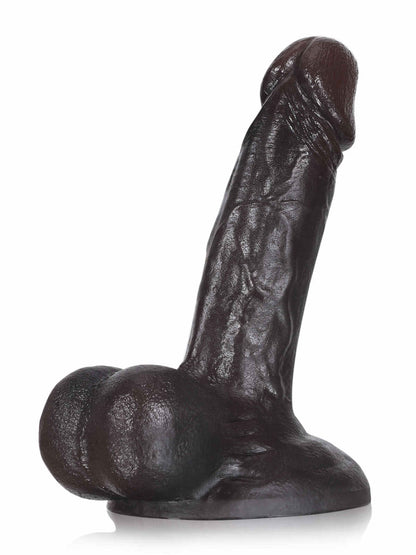 Drnay 8.3” x 1.9” Thick Black Realistic Dildo with Large Balls