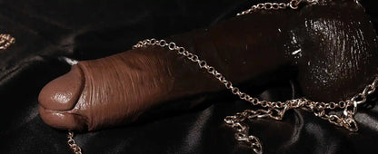 Franco 10" x 2" Large Uncircumcised BBC Dildo, Dual-Density Silicone