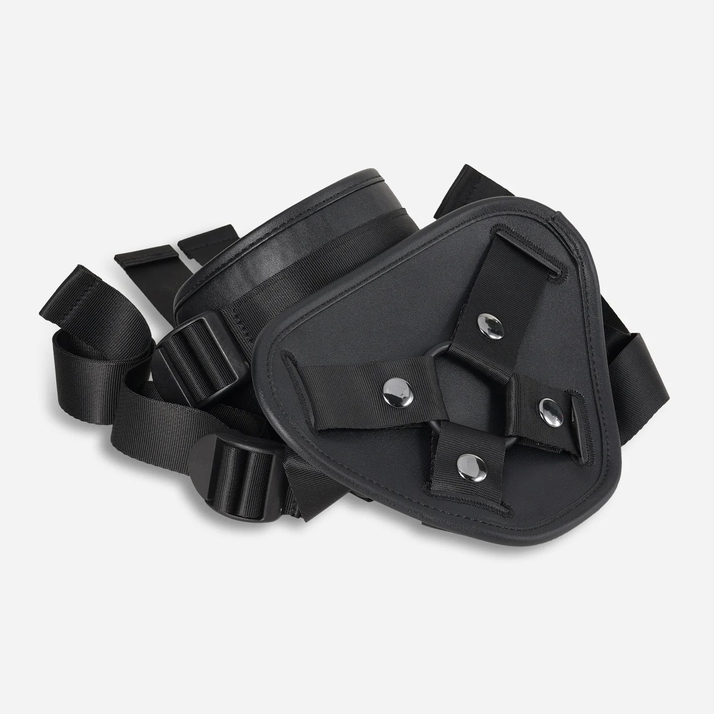 Fully Adjustable Strap On Dildo Harness with 3 Size O-Rings