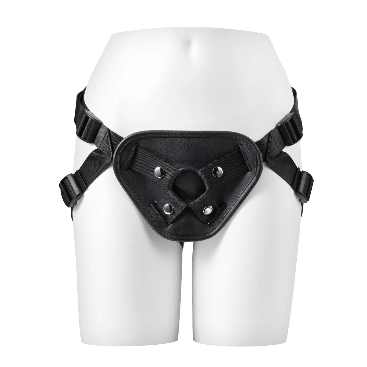 Fully Adjustable Strap On Dildo Harness with 3 Size O-Rings